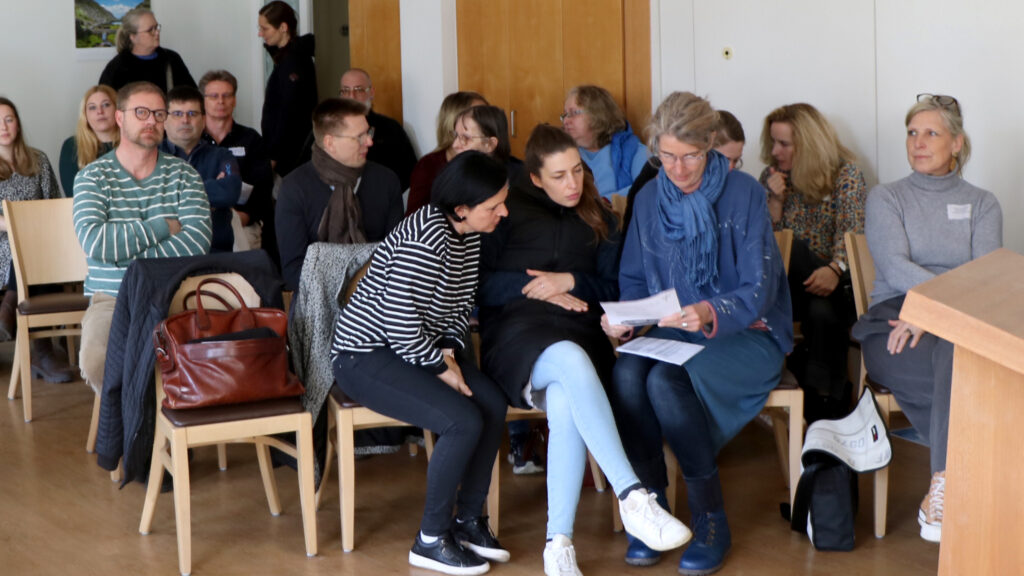 Gespräche während der Leitungsklausurtagung in Graal-Müritz